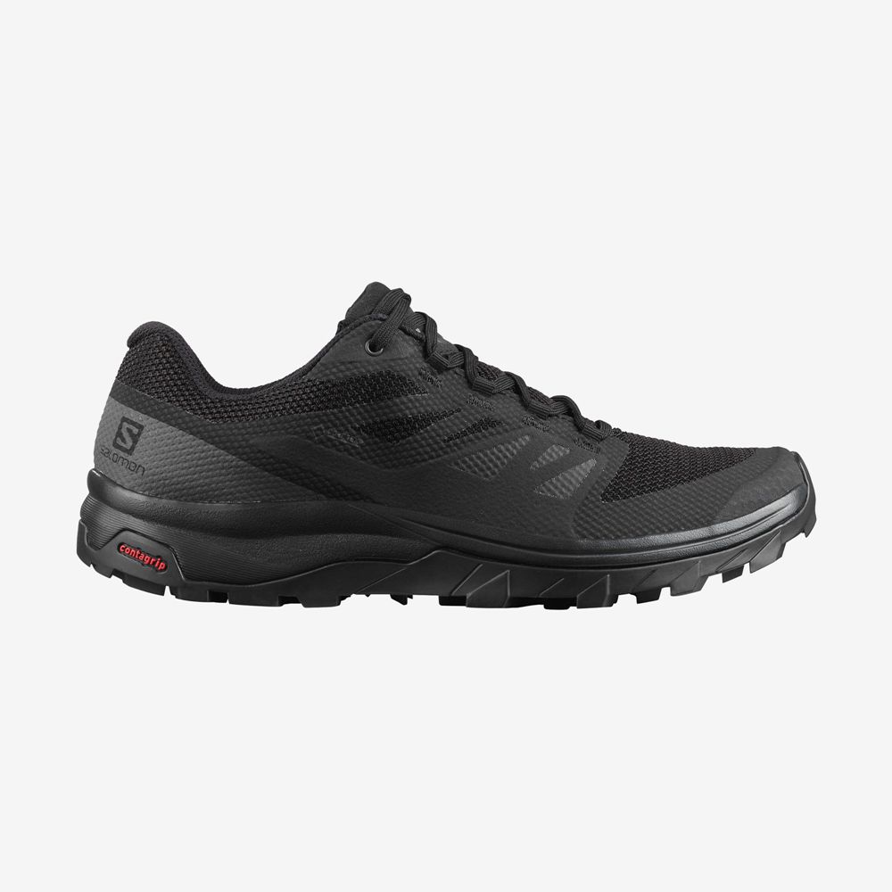 Salomon OUTLINE GORE-TEX Zapatillas Trekking Hombre - Negras - Colombia (76039-ZEKL)